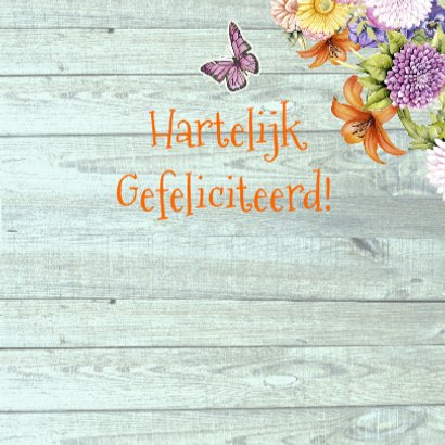 verjaardag gekleurde bloemen 3