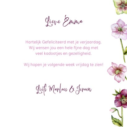 Verjaardag helleborus rozen 3