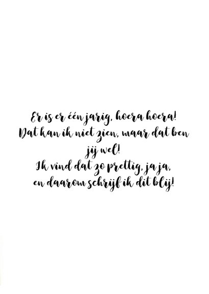 Verjaardag - Hooray - Driehoekjes 3