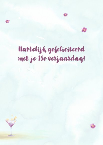 Verjaardag jongedame met ballonnen en pakjes 3