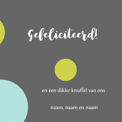 Verjaardag jongen stippen 3