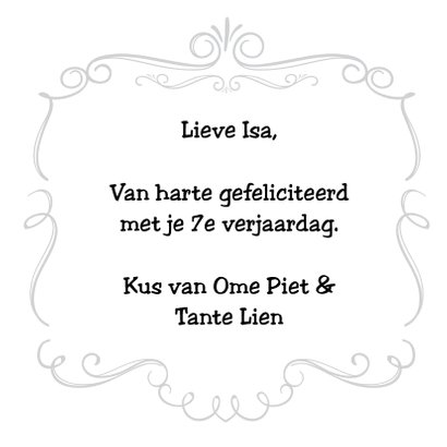 Verjaardag - Kind Fotokaart 1 3