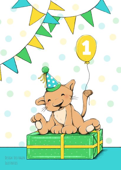 Verjaardag kind leeuw feest - IH 2