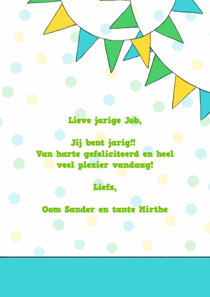 Verjaardag kind leeuw feest - IH 3