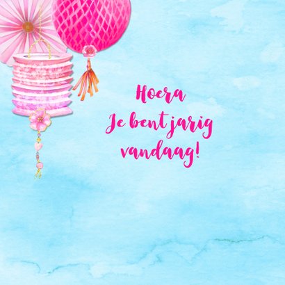 Verjaardag lampionnen 2
