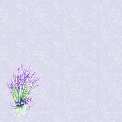 Verjaardag lavendel vaasje 2
