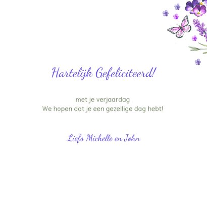 Verjaardag lavendelkrans zomer 3