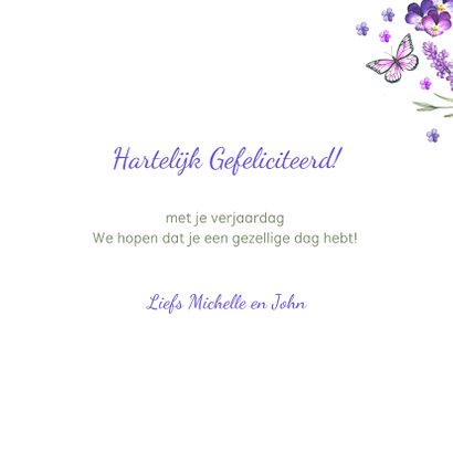 Verjaardag lavendelkrans zomer 3