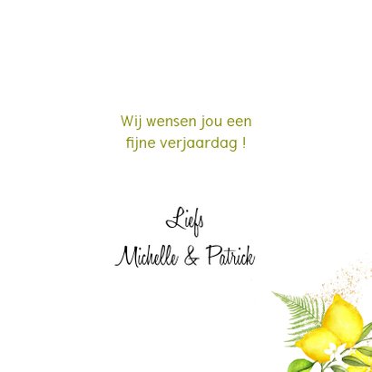 Verjaardag leeftijd citroen 3