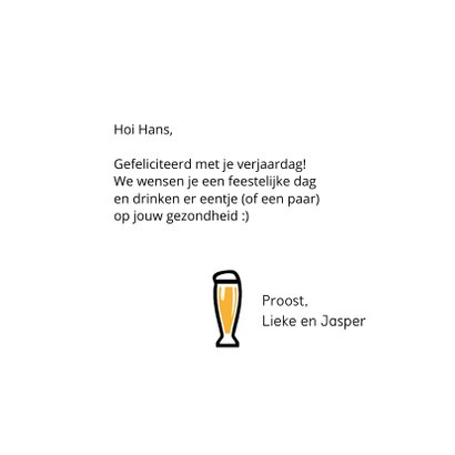 Verjaardag leeftijd en glazen bier moet je nooit tellen 3