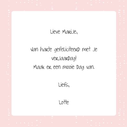 Verjaardag lovely flowers - SV 3