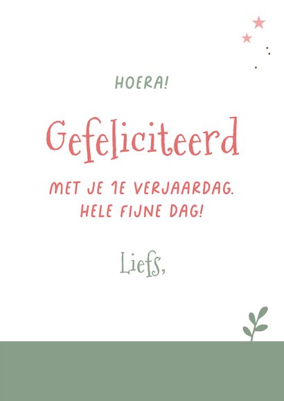 Verjaardag luiaard met cadeautje 3