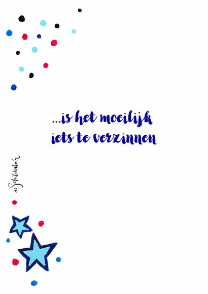 Verjaardag man handlettering - HR 2