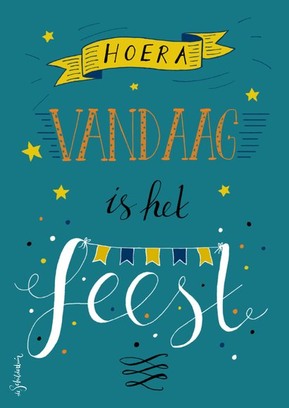 Verjaardag man vandaag feest - HR 2