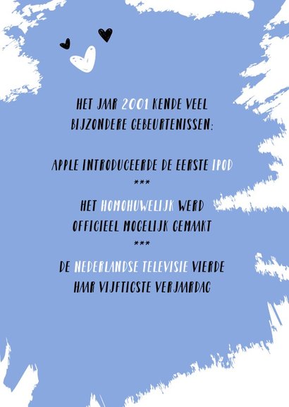 Verjaardag nieuwsfeiten geboortejaar 2001 2