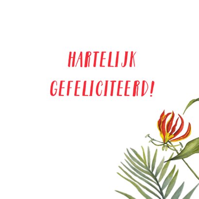 Verjaardag rode bloemen 3