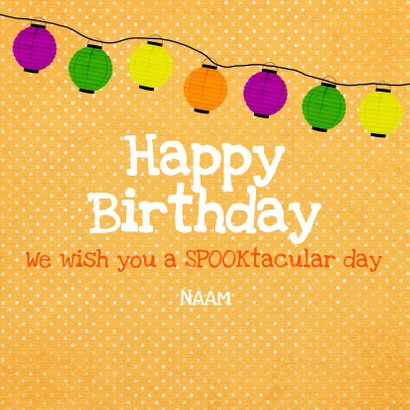 Verjaardag Spooky Birthday 3