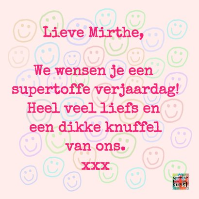Verjaardag Supertof IW 3