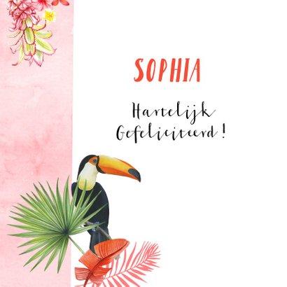 Verjaardag tropisch toekan 2