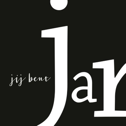 Verjaardag typografisch hoera 2
