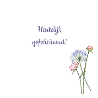 Verjaardag vaas bloemen 3