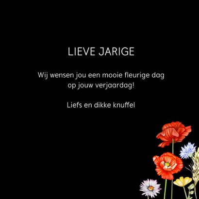 Verjaardag veldbloemen 3