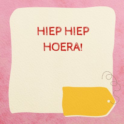 Verjaardag Vintage busje Pink 3