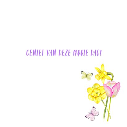 Verjaardag voorjaarsbloemen 3