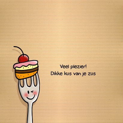 Verjaardag vorkjes met taart 2