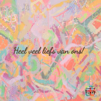 Verjaardag vrolijke kleuren IW 3
