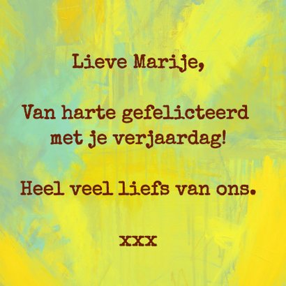 Verjaardag warme zon - IW 3