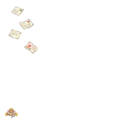 Verjaardagkaart door de postbode bezorgd 2