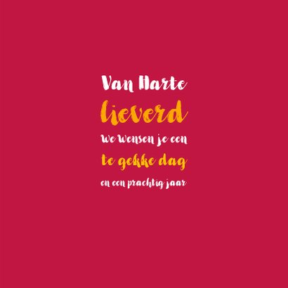 Verjaardagkaart Happy BDAY - SG 3