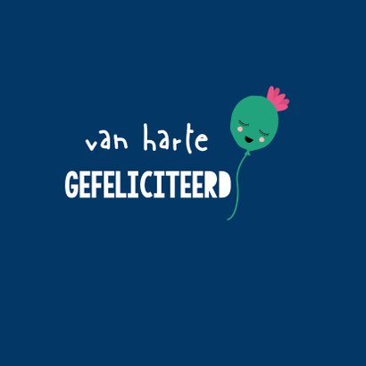 Verjaardagkaart kind - hoera 2