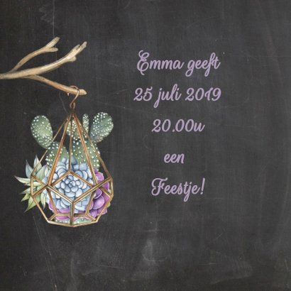 Verjaardagsfeest vetplanten 2