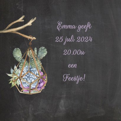 Verjaardagsfeest vetplanten 2