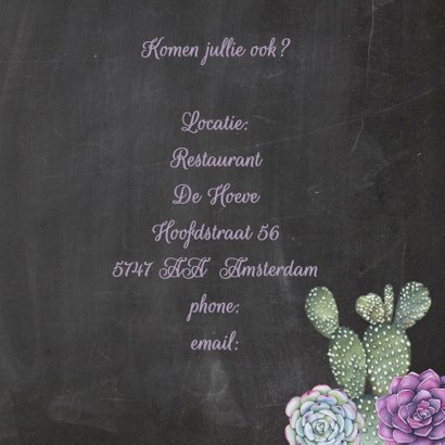 Verjaardagsfeest vetplanten 3