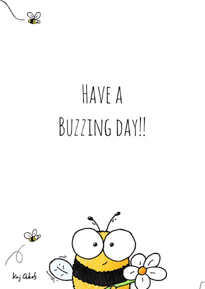 Verjaardagsfelicitatie bij - Happy Bee-day!! 2