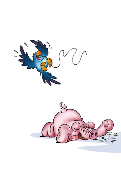 Verjaardagskaart 39 groep dieren 2