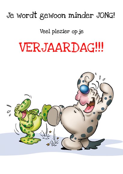 Verjaardagskaart 39 groep dieren 3