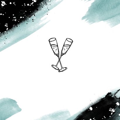 Verjaardagskaart 80 jaar 1946 stoer kunst verf 2