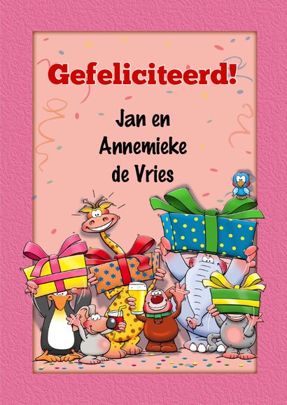 Verjaardagskaart aanpasbare cijfers voor een vrouw 3