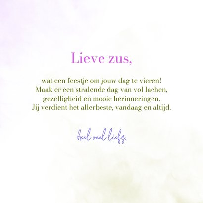 Verjaardagskaart Agapanthus 3