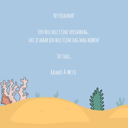 Verjaardagskaart alle tentakels in de lucht! 3