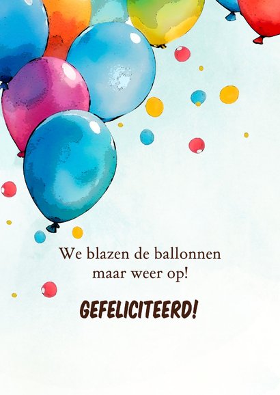 Verjaardagskaart alweer jarig hond 2