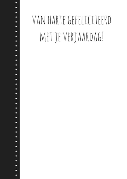 Verjaardagskaart Ballon - WW 3
