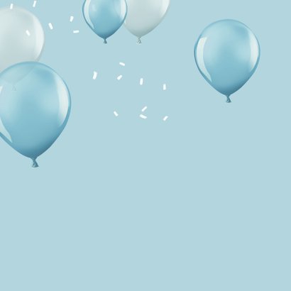 Verjaardagskaart ballonnen 100 jaar echt waar confetti 2