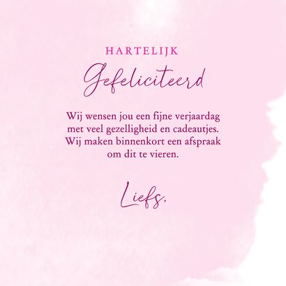 Verjaardagskaart ballonnen glitter 3