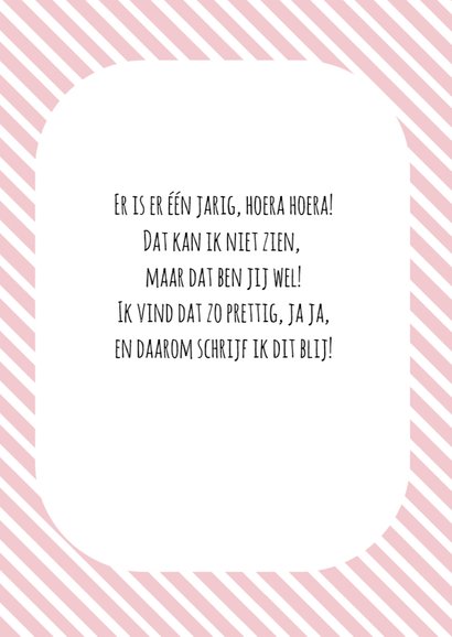 Verjaardagskaart beer 3