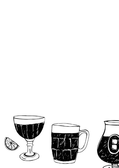 Verjaardagskaart biertjes 2